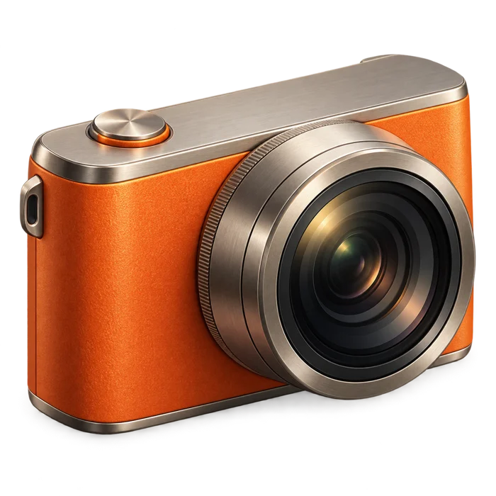 Sidekey’s orange Pocket camera artwork